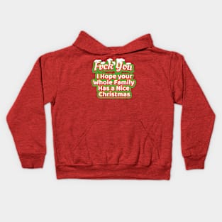 A wonderful Christmas for the whole family Kids Hoodie